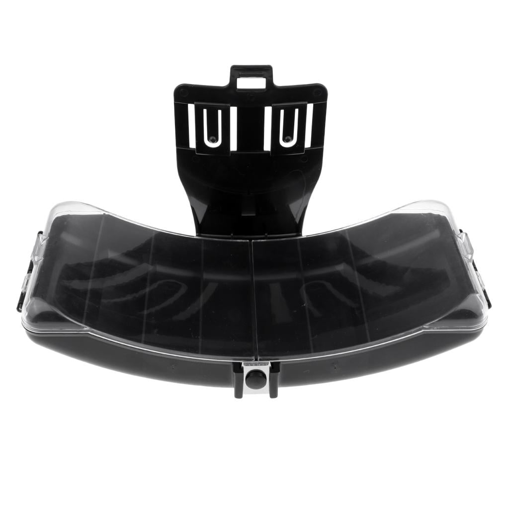 QccHieUs Portable Fishing Box Lure Baits Hook Bag Fishing Tackle Box Organizer - Black