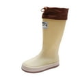 thumbnail image 6 of Women's Knee-High Rain Boots, Waterproof Non-Slip Foldable Cuff Rubber Boots, Fashion Japanese-Style Water Shoes for Daily Outdoor, Multi-Color, 6 of 6