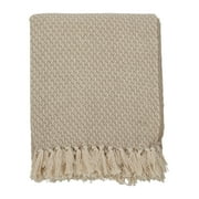 Saro Lifestyle Classic Tassel Trim Cotton Throw