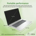 thumbnail image 4 of HP 17.3 inch Laptop, FHD (1920x1080) IPS Display, Quad-Core, AMD Ryzen 5 7000 Series, 8GB RAM, 512GB SSD, AMD Radeon, Anti-Glare, Wi-Fi 6, Windows 11, HDMI, USB-C, USB-A, Silver, 4 of 10