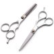 thumbnail image 1 of Juego de tijeras de peluquero para adelgazar, tijeras mixtas profesionales de peluquero, kit de peinado con borde de afeitar para hombres, mujeres y niños, 1 of 5