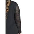thumbnail image 4 of Vestido de Mangas con Relieve Roman Fashion Talla Extra 3823 Negro 40, 4 of 7
