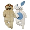 thumbnail image 1 of Kit 2 Mamelucos con Gorro Bordado Kiss Leon y Conejo Baby Kisses  KitB327, 1 of 4