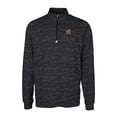 thumbnail image 2 of Men's Cutter & Buck Black Maryland Terrapins Traverse Camo Print Stretch Quarter-Zip Pullover Top, 2 of 3