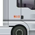 thumbnail image 2 of 2 Pack - ELD E-Log In Use Vinyl Decal Electronic Logging Device Sticker E-Log Electronic Driver Logs Decal for Commercial Semi Truck & Bus Drivers - Many Colors & Sizes (11" x 4", Orange), 2 of 8