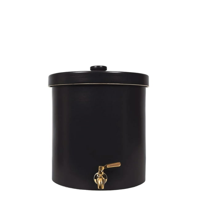 Ecofiltro Purificador Dispensador y Filtro de Agua Cerámica 15L Edición Especial Color Negro Mate Ecológico con Carbón Activado