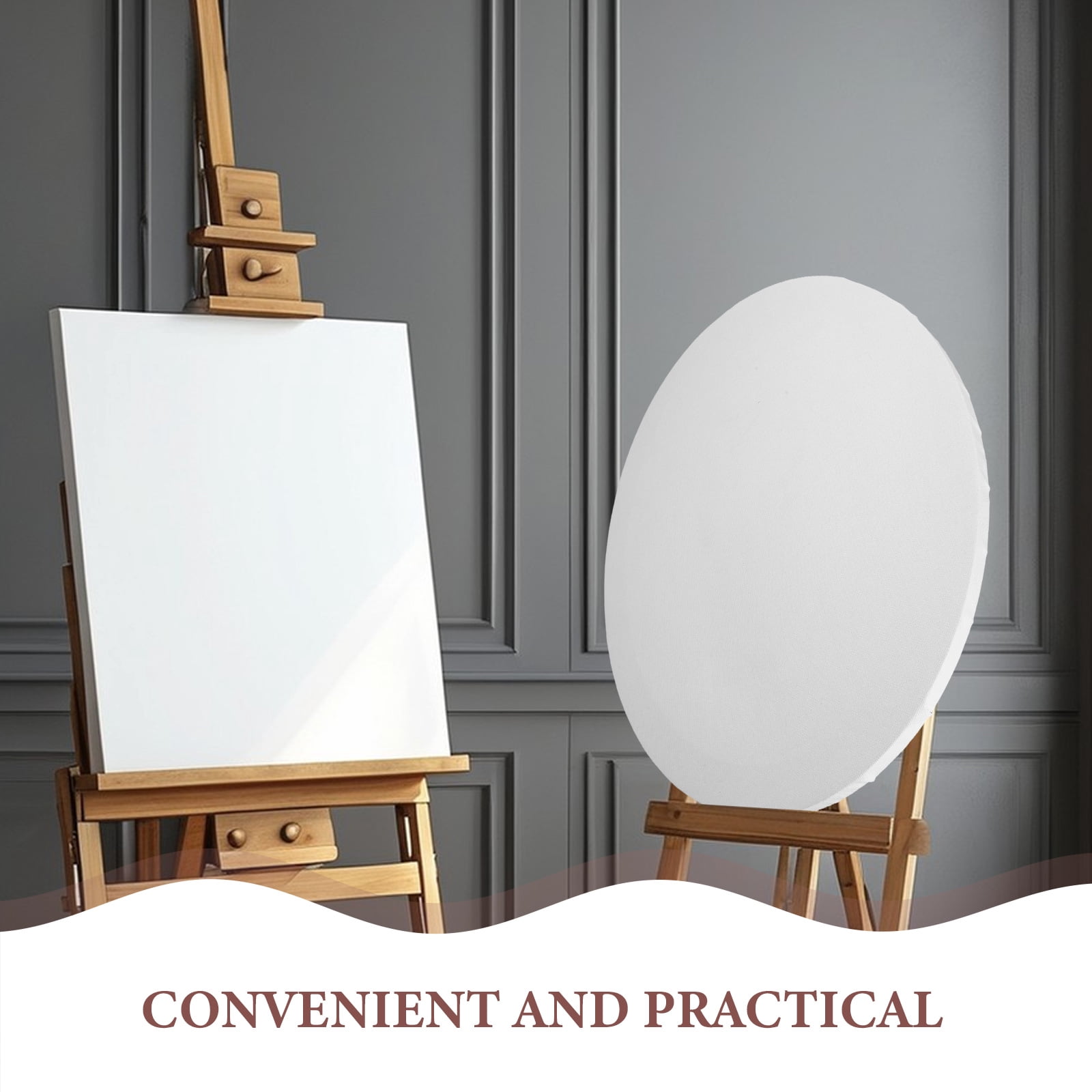 PAMINGONO White Linen Canvas Board, Artist Quality for Oil and Acrylic Painting, Premium Painting