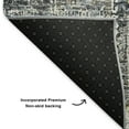 thumbnail image 3 of Addison Rugs Mayfield Washable Transitional Panel Charcoal Rectangle Rug, 10' x 14', 3 of 6