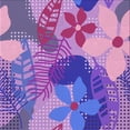 thumbnail image 1 of Ahgly Tapis d'Intérieur Lavable en Machine Carré Transitionnel Orchidée Foncée Violet, 6 Pieds Carré, 1 of 7