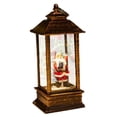 thumbnail image 4 of Linterna de Navidad con purpurina Agua con pilas Linterna de agua con luz de Navidad que para Decoración del festival en hogar 2022 año Papa Noel, 4 of 8