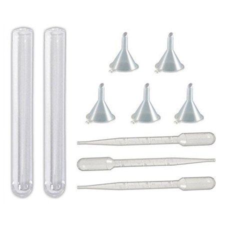 Fragrance Decanting Kit 2 Measuring Tubes 5 Funnels 20 Transfer Pipettes for Perfume Aromatherapy Oils Bottles Vials