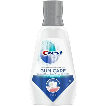 (2 pack) Crest Gum Care Mouthwash, Cool Wintergreen, 33.8 fl.