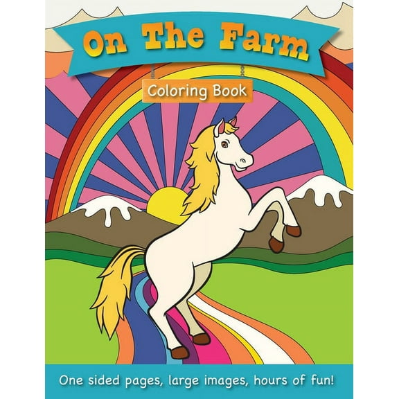 On The Farm Coloring Book for Kids Ages 3-6!, (Paperback)