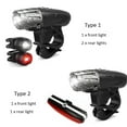 thumbnail image 3 of Bike Lights Set USB Rechargeable Bicycle Headlight & Tail Light Waterproof Cycling Front Headlight and Back Light Dual Front & Rear Bright Light, 3 of 7