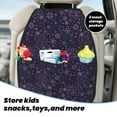 thumbnail image 4 of snowflake butterfly Mats Back Seat Protectors, Car Seat Protector Vehicle Organizers Waterproof Cover Back Seat Cover for Kids with 3 Storage Pockets 2 Pack, 4 of 5