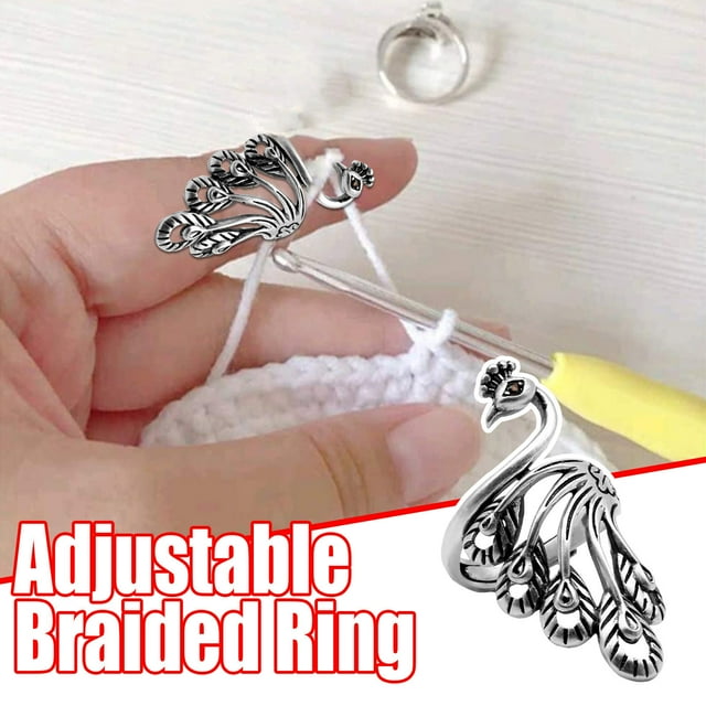Danhjin Knitted Ring Retro Three-dimensional Women's Old Jewelry Hook Line With Line Kitchen Gadgets