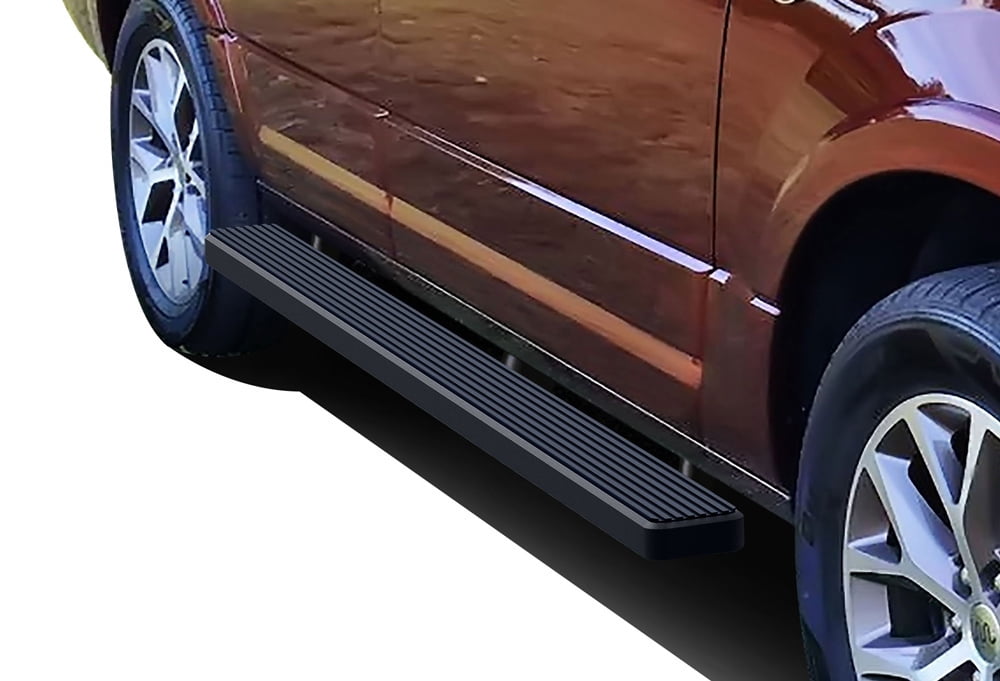 APS iBoard Running Boards 5 inches Matte Black Compatible with Ford