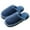 Dark Blue, variant on Aueoeo House Slippers Women, Womens Slip on House Slippers Warm Winter Plush Slippers Indoor Bedroom Memory Foam Ladies Slippers Home Shoes