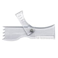 thumbnail image 1 of Herramienta Para Forma A La Barba Con Guía De Plantilla De Peine Incorporada Regla Recortadora Para Hombres Claro Baoblaze Peine de plantilla moldeadora de barba, 1 of 8