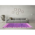 thumbnail image 3 of Ahgly Company Indoor Rectangle Oriental Purple Traditional Area Rugs, 4' x 6', 3 of 4