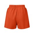 thumbnail image 4 of Stichou Women's Shorts Drawstring Elastic Waist Casual 2026 Summer Spring Comfortable Workout Running Gym Shorts Orange M, 4 of 9