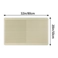 thumbnail image 6 of Unique Bargains 2 Pcs Modern Soft Comfort Kitchen Rugs Absorbent Non Slip Kitchen Mats Brown-2 20" x 32"/24" x 36", 6 of 6