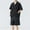 3#Black, variant on JXMVOJ Men's Summer Polyester Short Sleeve Shirt & Shorts Set | Lightweight Comfortable | Turndown Collar Stylish Design | Casual Daily Outdoor Wear | Spring/Summer Fashion for Men