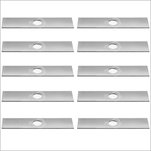(10 Pack) Edger Blade (8" x 1") Non-Heat Treated Compatible with Stihl, Echo, Maruyama and More Trimmers/Edgers / 40-139, 40-141, 375-201, 4133 713 4101 / 6477, 6477-10PK