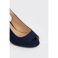thumbnail image 3 of Good For The Sole Womens Evelyn Peep Toe Wide Court Shoes, 3 of 4