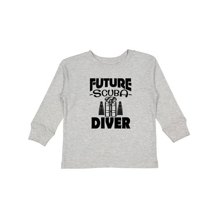 

Inktastic Future Scuba Diver Gift Toddler Boy or Toddler Girl Long Sleeve T-Shirt