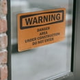 thumbnail image 4 of (2 Pack) Danger Area Under Construction Do Not Enter OSHA Warning Sign, 4 of 7