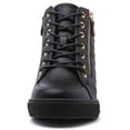 thumbnail image 5 of GLOBALWIN Women's Ankle Boots Black/Watermelon Red Wedge Sneakers For Women 5.5M, 5 of 8