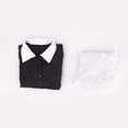 thumbnail image 4 of Rggeeun Halloween for Women Button Down Short Sleeve Lapel Collar Corset Dress with Cute Apron 2Pc Halloween Outfits for Women Party Versatile,Black,3Xl, 4 of 4