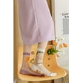 thumbnail image 4 of CHUNTIAN Sheer Socks,Vintage Transparent Flower Ankle High Socks,Thin Mesh Glass Silk Socks,No Slip Socks for Women, 4 of 7