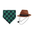 thumbnail image 5 of Cowboy Costume for Pet Cowboy Bandanna Cowboy Hat for Pet Cowgirl Bandanna Hiphop Costume for Pet Hippie Costume, 5 of 8