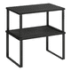 thumbnail image 1 of Organizador De Armario Apilable De Madera De Dos Piezas Multifuncional Malubero Negro, 1 of 5