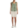 thumbnail image 2 of Time and Tru Women's V-Neck Tank Top, Sizes XS-XXXL, 2 of 5