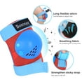 thumbnail image 5 of BOSONER Kids/Youth Knee Pads Elbow Pads Wrist Guards Set for 3-15 Years, Child Protective Gear Set for Roller Skates, Cycling, BMX Bike, Skateboard, Inline Skating, Scooter Riding Sports, 5 of 8