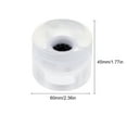 thumbnail image 4 of relayinert 4 Pcs/Ensemble Roues de Planche à Roulettes Trottinette Longboard Planches de Skate PU Rouleaux Clignotants Rétro Roue de Planche Roulements de Camion Blanc, 4 of 6