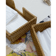 thumbnail image 4 of attan Square Napkin Holder, 7.5x7.5x2.5 Inch Woven Paper Napkin & Guest Towel Tray for Kitchen, Dining Table, or Bathroom, 4 of 8