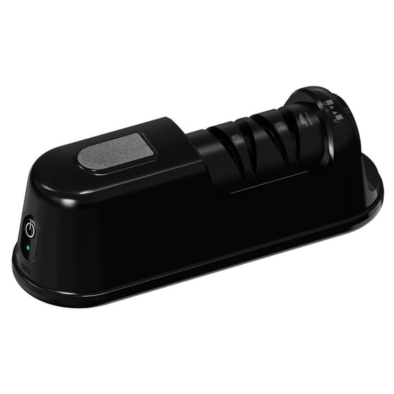 Electric Knife Sharpener Rechargeable, Automatic Cordless Knife Sharpener with Compact Design for Kitchen Knives, Scissors, and Blades, Home and Outdoor Use