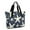 Summer Ocean Starfish, variant on Tote Bag for Women - Blue Pioneer Flower and Bird Shoulder Bag - Large Utility Work Duffle Bag with Zipper Handbag for Travel, Work, Sprots