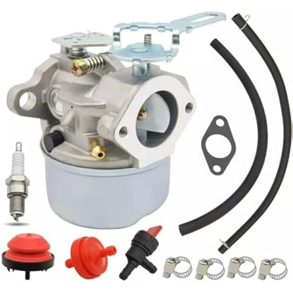 Carburetor | for Tecumseh 5HP 640084 840084A 640084B ; replaces 5HP, 640084, 840084A, 640084B ; directfit replacement ; fuelefficient metering ; includes primer kit ; stable idle
