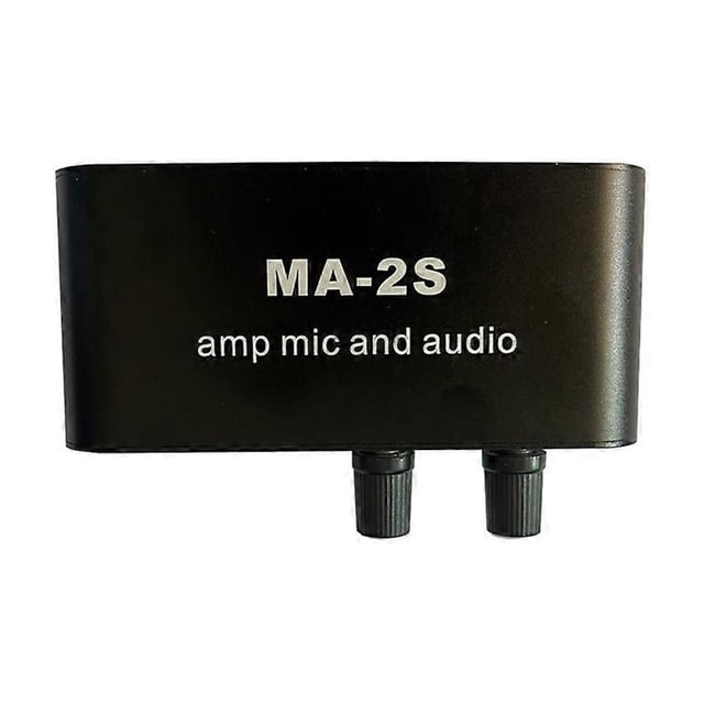 6.5mm Dynamic Microphone 3.5mm Condenser Amplifier Mixing Board MA-2S