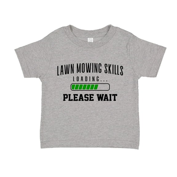 Lawn Mowing Skills Loading Please Wait Toddler T-Shirt 2T Athletic Heather