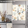 thumbnail image 5 of Dogs Flowers Towers Houses Dishwasher Magnetic Covers Magnet Sticker Kitchen Decor Dishwasher Refrigerator Front Door Covers Decorative Magnetic 23" x 26", 5 of 5