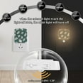 thumbnail image 4 of Yayeee LED Night Lights with Motion Detectors Auto Dusk to Dawn Light Sensors, 2 Pack, Beige Leaves, 4 of 7