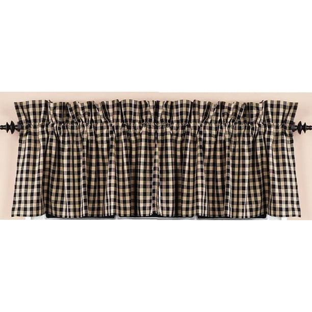 Heritage House Check Valance