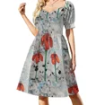 thumbnail image 3 of Prairie Lily Sleeveless Dress summer dress korean women Evening gown ladies dresses for special occasions prom dresses, 3 of 7