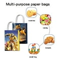 thumbnail image 4 of 16 Pcs For Transformers Cartoon For Bumblebee-Themed Party Favor Bags – Candy Treat Bags, 2 Styles with Handles, for Birthday Decorations and Event Celebrations, 4 of 5